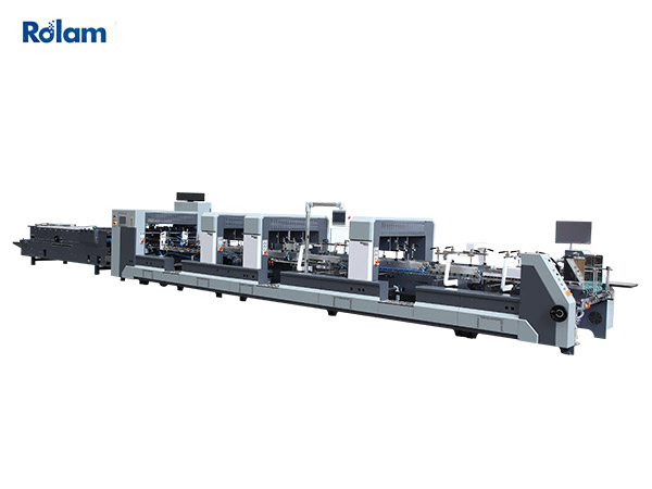 LC-6S Automatic High Speed ( Hook-less belts climbing ) Folder Gluer